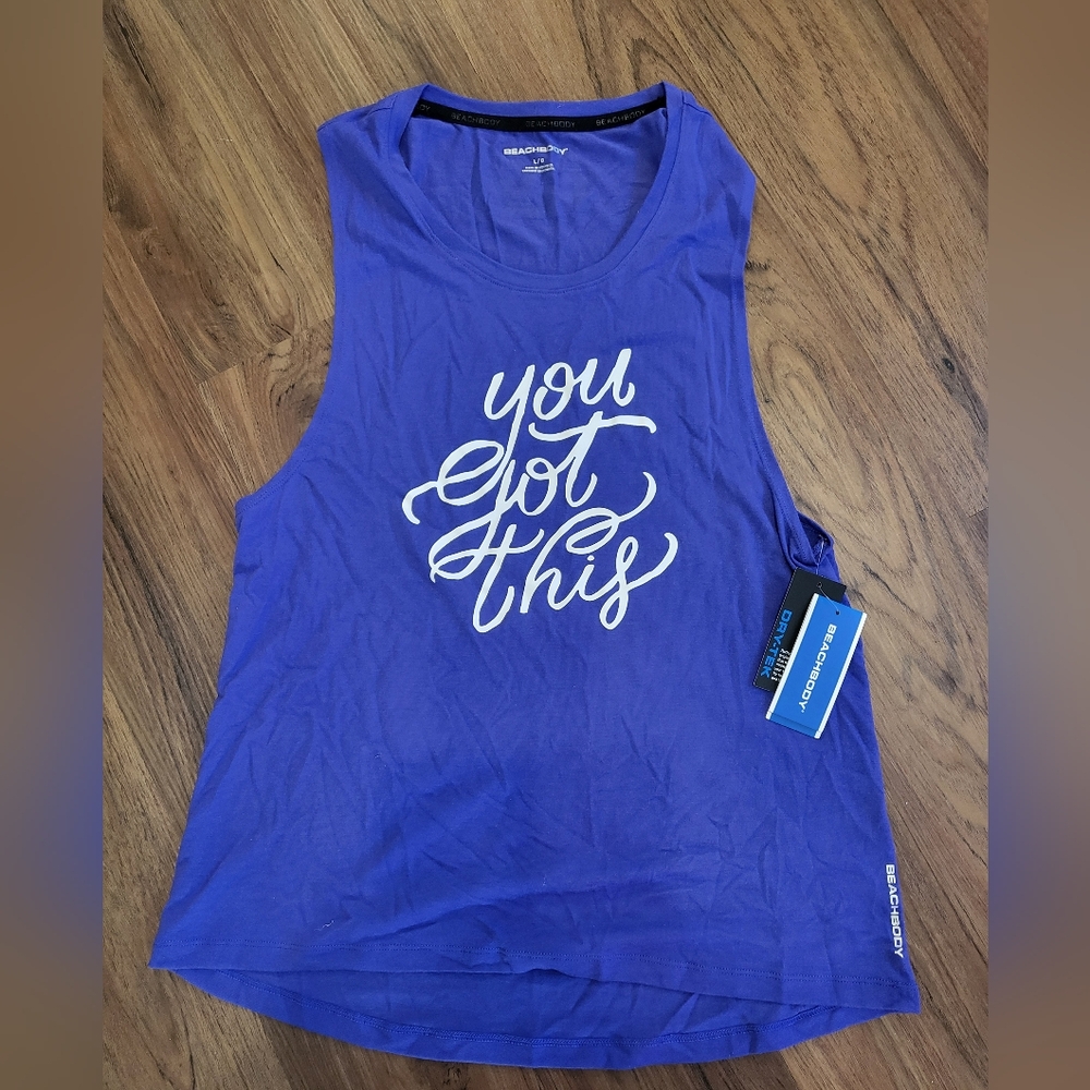 Beachbody  21 Day Fix Purple Tank Top Size L